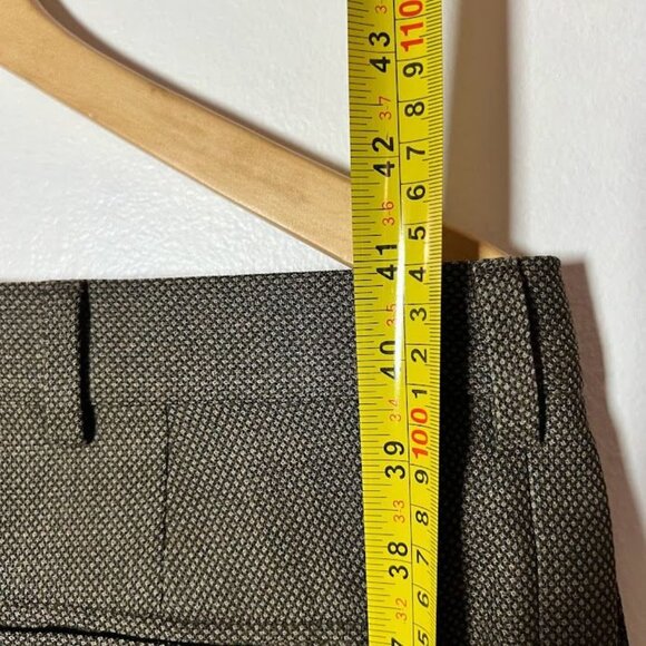 Eddie Bauer Mens Pants Dress Tall Brown AKA 100% Wool/Line Lining Size 36x32 - Picture 6 of 14